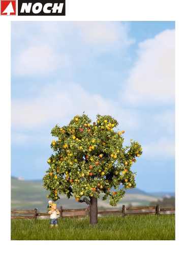 NOCH 21560 Apfelbaum mit Früchten, 7,5 cm hoch (1 Stück) 