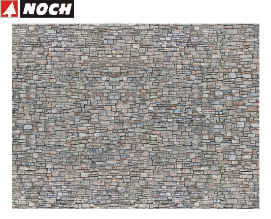 NOCH N 56940 3D-Kartonplatte/Mauerplatte "Bruchsteinmauer" (1 m² - 66,88 €)