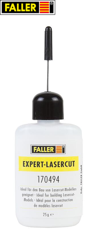 Faller H0/TT/N/Z 170494 Expert Lasercut Kleber 25 g (1 kg - 251,60 €) 