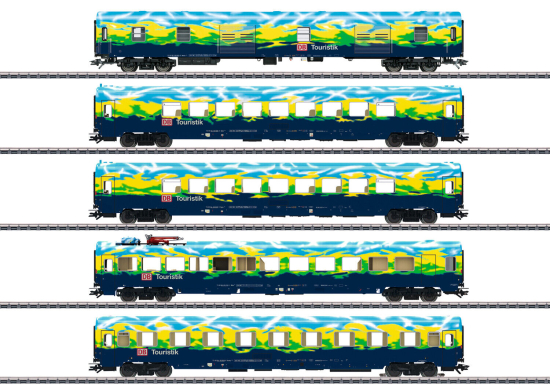 Märklin H0 43879 Wagen-Set "Touristikzug" der DB AG "LED-Beleuchtung" 