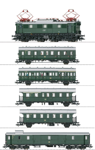 Märklin H0 39445-S Zugset BR E 44.5 mit Personenwagen "mfx+ / Sound" 