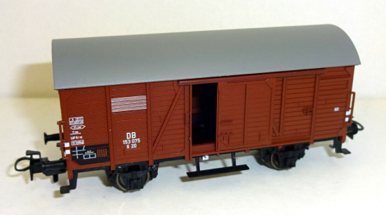Trix H0 21530-4 Gedeckter Güterwagen G 20 der DB / Epoche III 