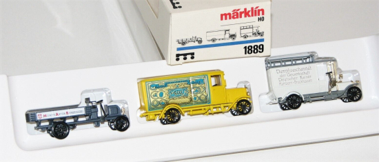 Märklin H0 1889 Wagen-Set "Oldtimer Lieferwagen" 