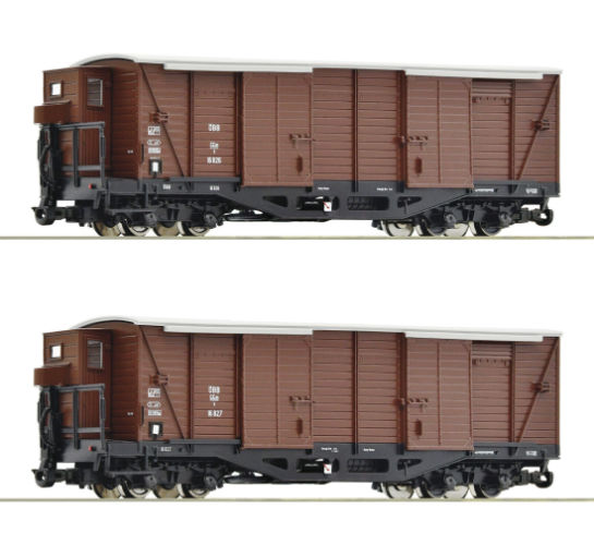 Roco H0e 34583 Güterwagen-Set Gattung GGm/s der ÖBB 