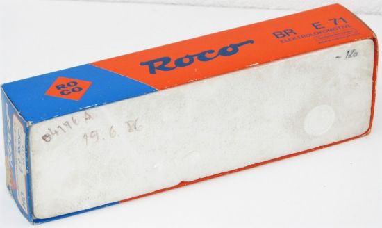 Roco H0 04196A Leerkarton + Inlay + Zurüstteile für E-Lok E71 der DRG