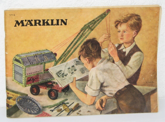Märklin 171b Anleitung für Metallbaukasten 06.56 