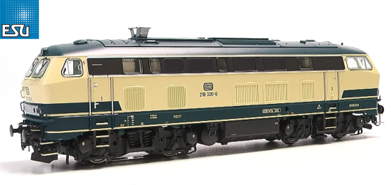 ESU H0 AC/DC 31011 Diesellok BR 218 320 der DB "Sound + Dampf" 