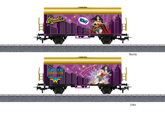 Märklin H0 44828 Güterwagen "Wonder Woman" mit Spielfigur 