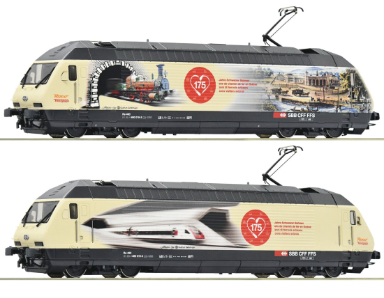 Roco H0 70677 E-Lok Re 460 "175 Jahre Schweizer Bahnen" der SBB 