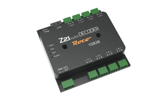Roco 10836 Z21 DCC switch DECODER für Weichen oder andere Verbraucher 
