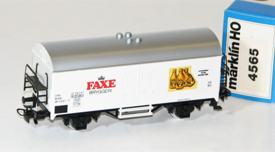Märklin H0 4565 Gedeckter Güterwagen Bierwagen "FAXE" der DSB