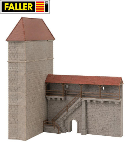 Faller H0 130691 Altstadtmauer-Set Schildmauer