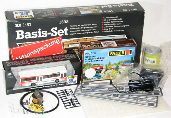 Faller H0 1698 Car System Basis-Set mit Bus