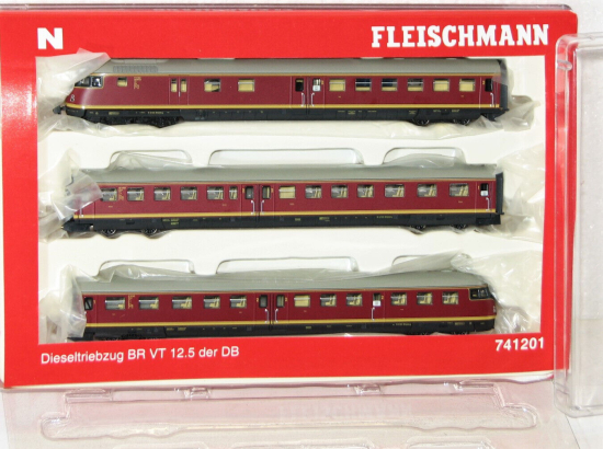Fleischmann N 741201 Dieseltriebwagen VT 12.5 "Eierkopf" der DB "DSS" 