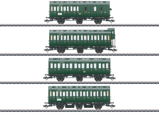 Märklin H0 42046 Abteilwagen-Set "preußischer Bauarten" der DB 