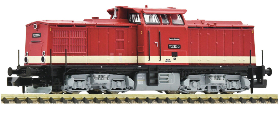 Fleischmann N 721016 Diesellok BR 112 303-2 der DR bordeauxrot 