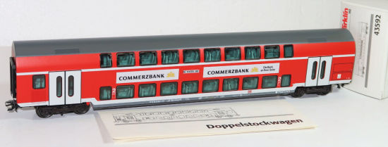 Märklin H0 43592 Doppelstock-Personenwagen 2. Kl. Commerzbank DB AG 