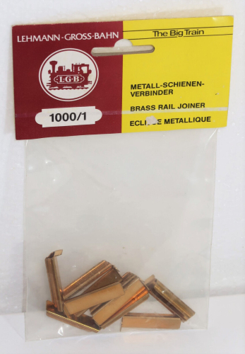 LGB G 1000/1 Metall-Schienenverbinder (10 Stück) 