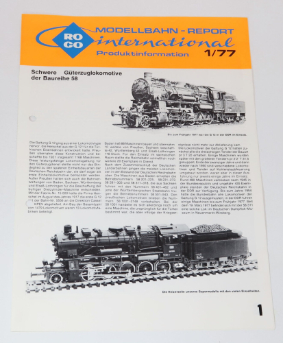 Roco Modellbahn-Report 1/77 