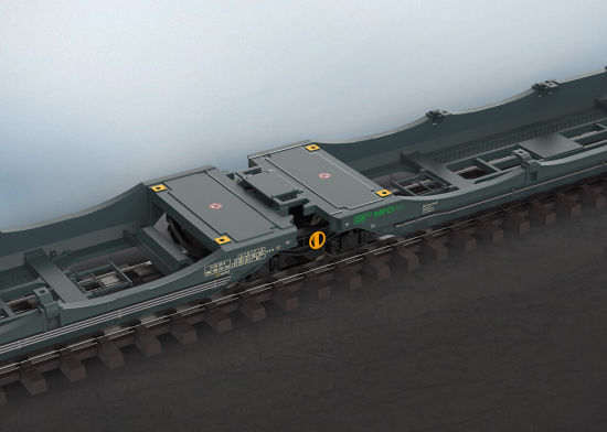 Märklin H0 47472 Doppel-Taschenwagen T3000e mit Mars Aufliegern der MFD Rail - Neuheit 2024