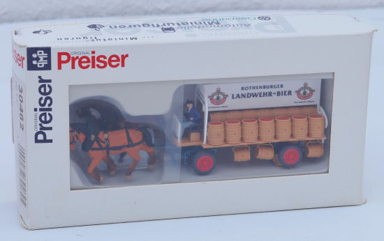 Preiser H0 30462 Brauereiwagen "Landwehr-Bräu" 