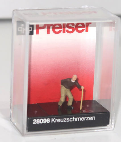 Preiser H0 28096 Kreuzschmerzen 