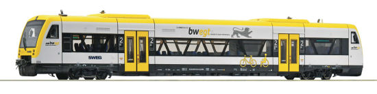 Roco H0 7710006 Dieseltriebwagen BR 650 im bwegt-Design "DCC + Sound" 