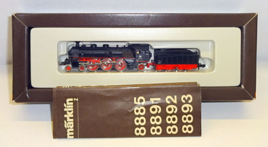 Märklin Z 8893 Dampflok BR 18 der DB 