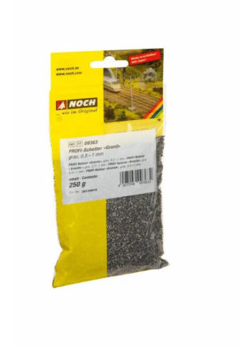 NOCH 09363 PROFI-Schotter “Granit” 250 g (1 kg - 13,56 €)