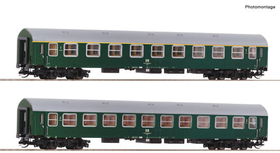 Roco TT 6280004 Reisezugwagen-Set Y/B 70 der DR 