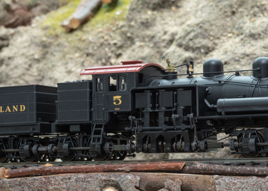 Märklin H0 38700 US-Getriebe-Dampflok Shay Nr. 5 der Western Maryland "mfx+ / Sound / Dampf" - Neuheit 2025