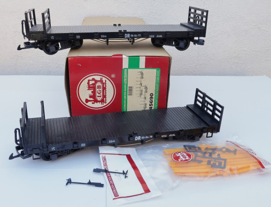 LGB G 45690 Rungenwagen-Set 2-teilig 