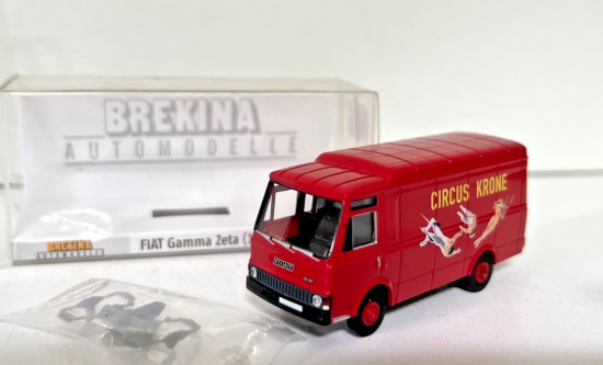 Brekina 1:87 34509 Fiat Gamma Zeta Circus Krone A929