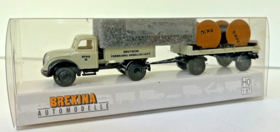 Brekina 1:87 42234 Magirus Mercur Zugmaschine DFKG A986