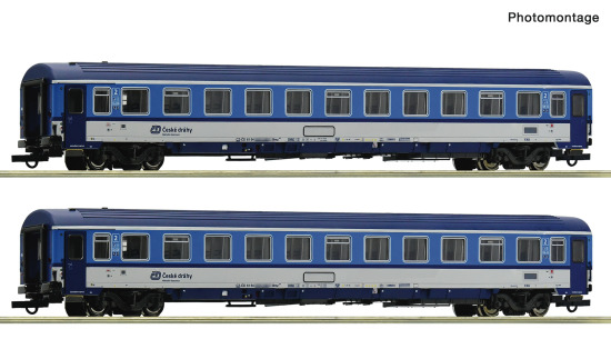 Roco H0 6200157 2-tlg. Set: Eurofima-Wagen der CD - Neuheit 2025