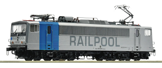 Roco H0 70469 E-Lok BR 155 138-1 der  Railpool "DCC Digital + Sound" - Neuheit 2024