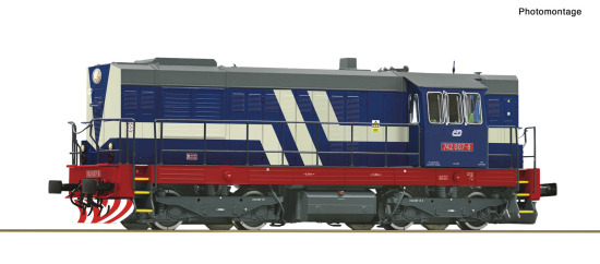 Roco H0 7300063 Diesellokomotive 742 007-8 der CD - Neuheit 2025