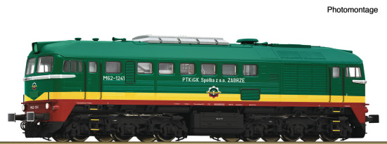 Roco H0 7310066 Diesellokomotive M62 der PTKiGK "DCC Digital + Sound" - Neuheit 2025