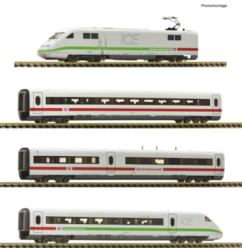 Fleischmann N 7770003 4-tlg. Set: Elektrotriebzug ICE 2 (BR 402) der DB AG "DCC Digital + Sound" - Neuheit 2025