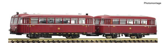 Fleischmann N 7770005 Schienenbus VT 95 mit Beiwagen VB 142 der DB "DCC Digital + Sound" - Neuheit 2025