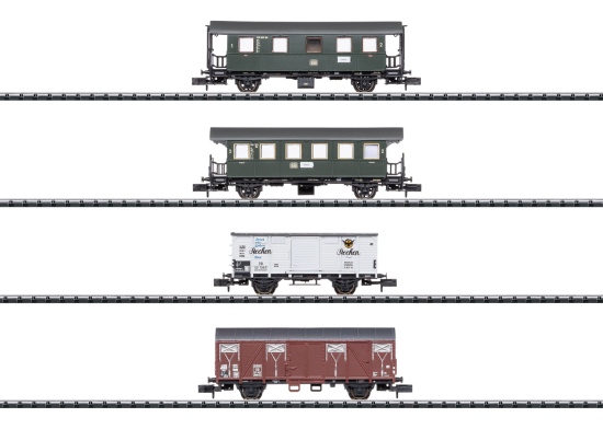 Minitrix / Trix N 15002 Güterzug mit Personenbeförderung "GmP" der DB - Neuheit 2025