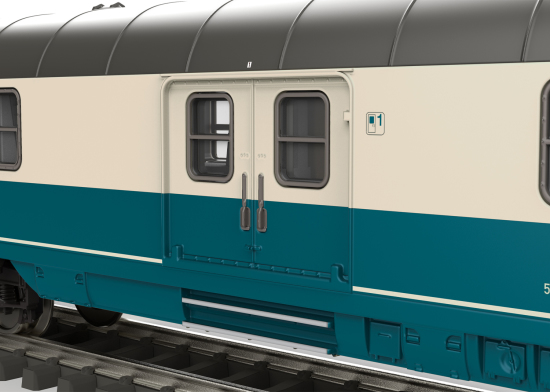 Minitrix / Trix N 18580 Postwagen der DBP - Sommerneuheit 2025