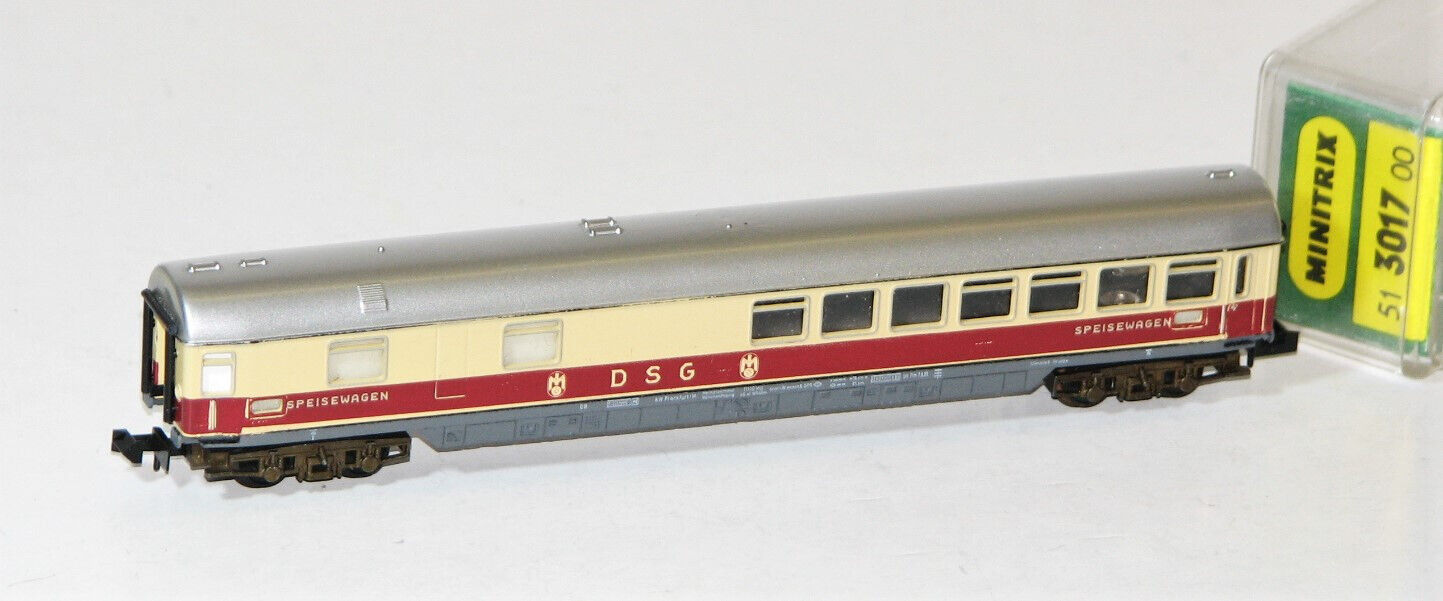 Minitrix N 3017 TEE Speisewagen DSG DB鉄道模型 - 鉄道模型