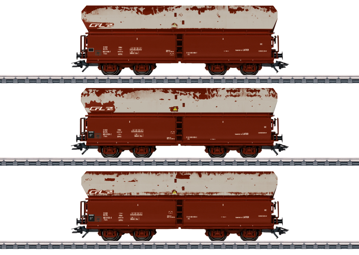 Märklin H0 46269 Selbstentladewagen-Set Fals der CFL "gealtert" - Herbstneuheit 2024