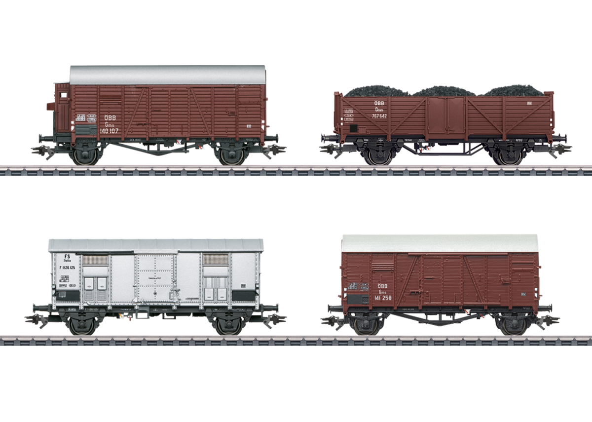 Märklin H0 46564 Güterwagen-Set der ÖBB/FS - passend zur Dampflok BR 52 - Neuheit 2025