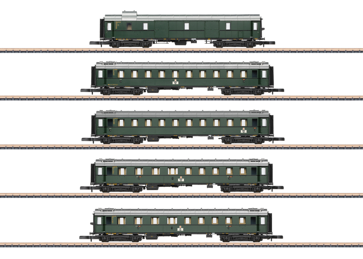 Märklin Z 87620 Schnellzugwagen-Set der Einheitsbauart 1928 bis 1930 der DB - Neuheit 2025