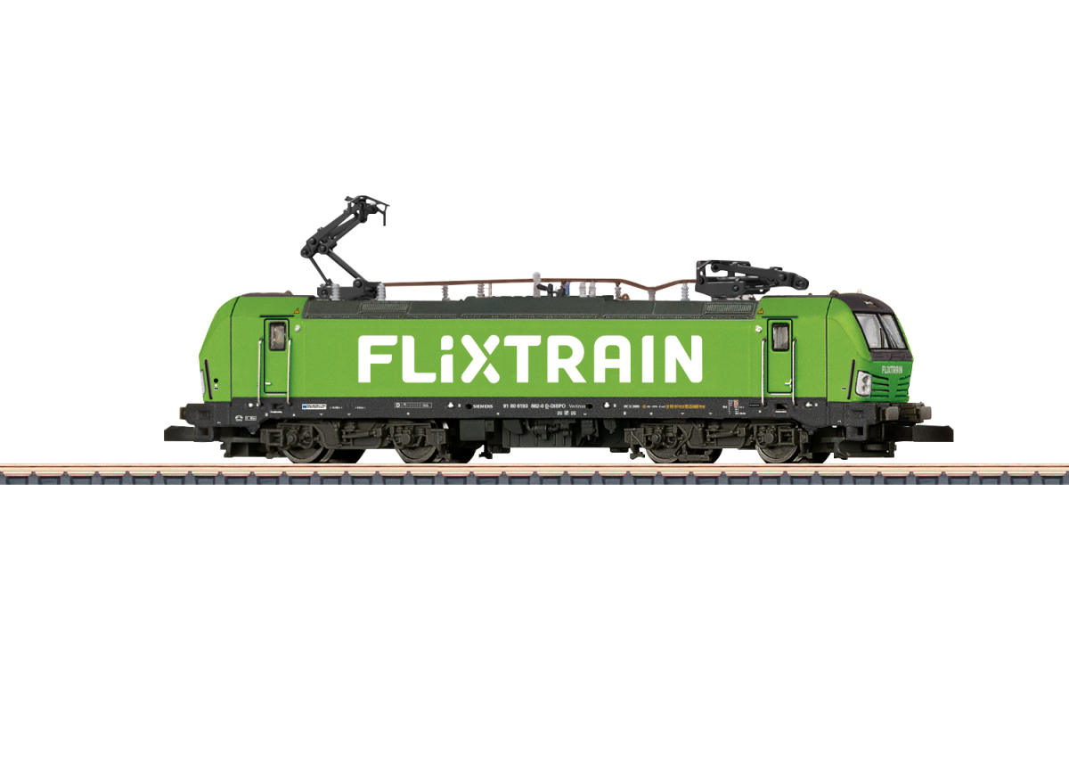 Märklin Z 88239 E-Lok BR 193 "Flixtrain" - Sommerneuheit 2025 Märklin Z 88239 E-Lok BR 193 "Flixtrain" - Sommerneuheit 2025