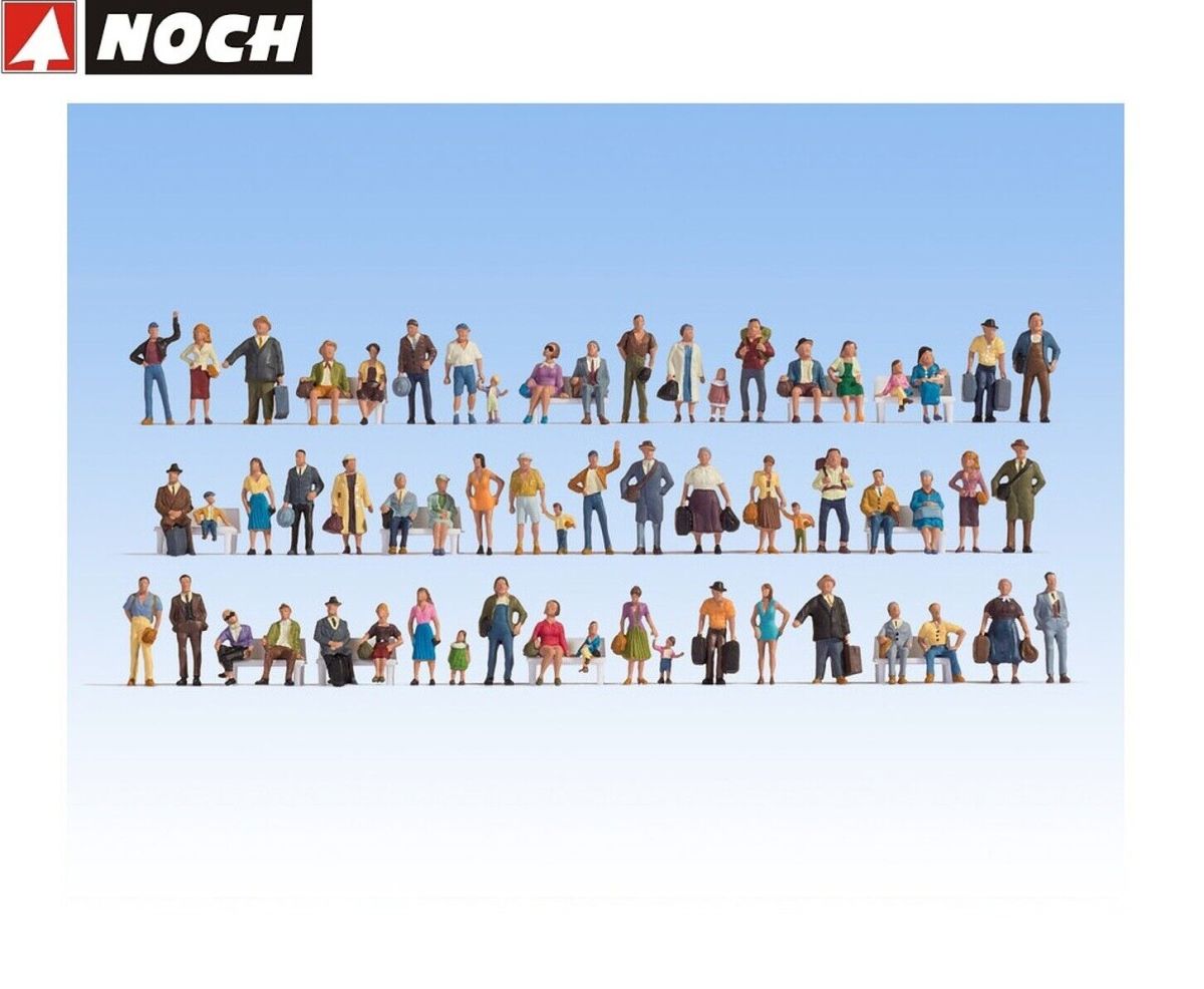 NOCH H0 16070 Mega Spar-Set mit 60 Figuren 