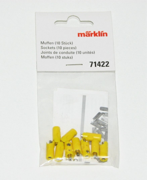 Märklin 71422 Muffen gelb (10 Stück) 