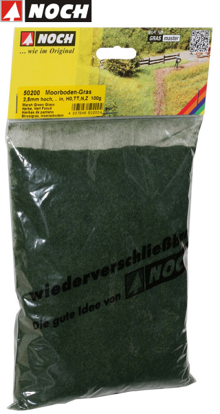 NOCH 50200 Streugras “Moorboden” 2,5 mm 100 g (1 kg - 114,90 €) 